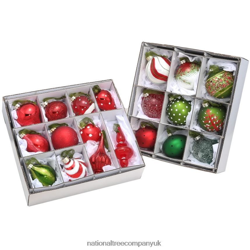 decoration | National Tree Company 20-Piece Christmas Tree Ornament Set, General Store Collection F2L4F530