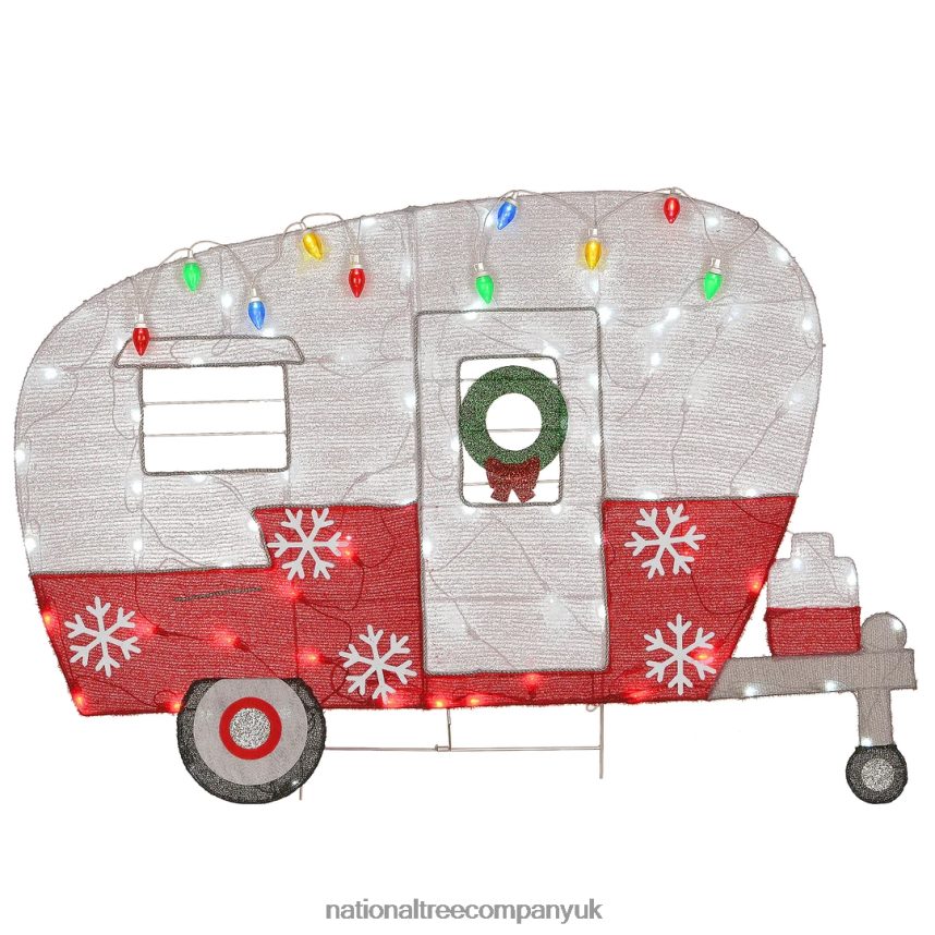 decoration | National Tree Company 32" Pre-Lit Christmas Camper F2L4F643