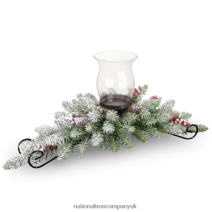 Greenery | National Tree Company 30 in Dunhill(R) Fir Centerpiece and Candle Holder F2L4F476
