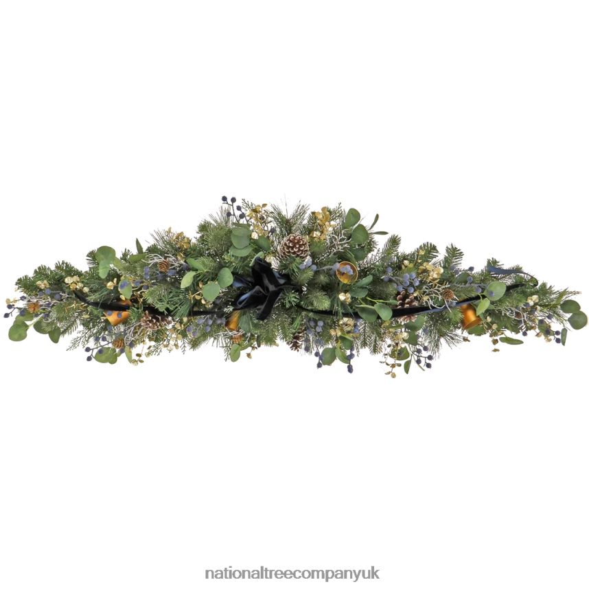 Greenery | National Tree Company 60" HGTV Home Collection Swiss Chic Mantle Swag F2L4F499