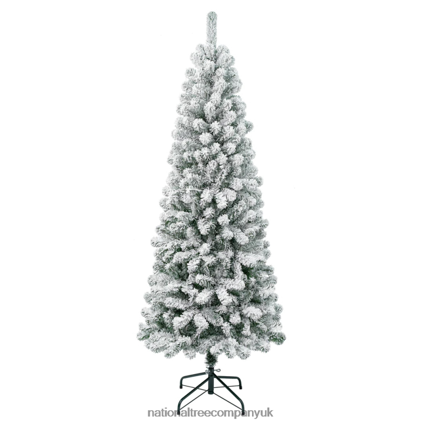 Trees | National Tree Company First Traditions Acacia Flocked Tree Medium Christmas Tree, 6 ft F2L4F218
