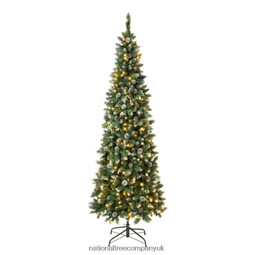 Trees | National Tree Company First Traditions Oakley Hills Snowy Christmas Tree with Hinged Branches, 6 ft F2L4F183