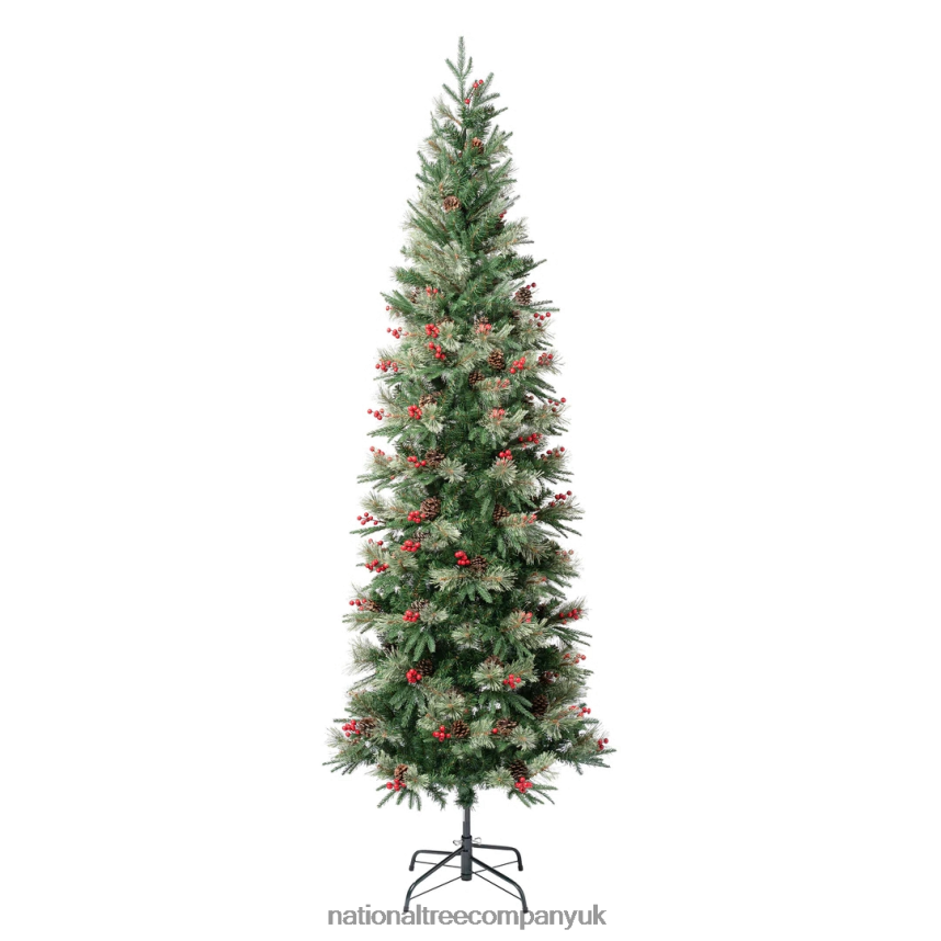 Trees | National Tree Company First Traditions Virginia Blue Pine Slim Christmas Tree with Hinged Branches, 7.5ft F2L4F180