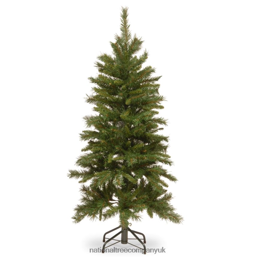 Trees | National Tree Company Artificial Slim Christmas Tree, Green, Tiffany Fir, Includes Stand, 4.5 Feet F2L4F52